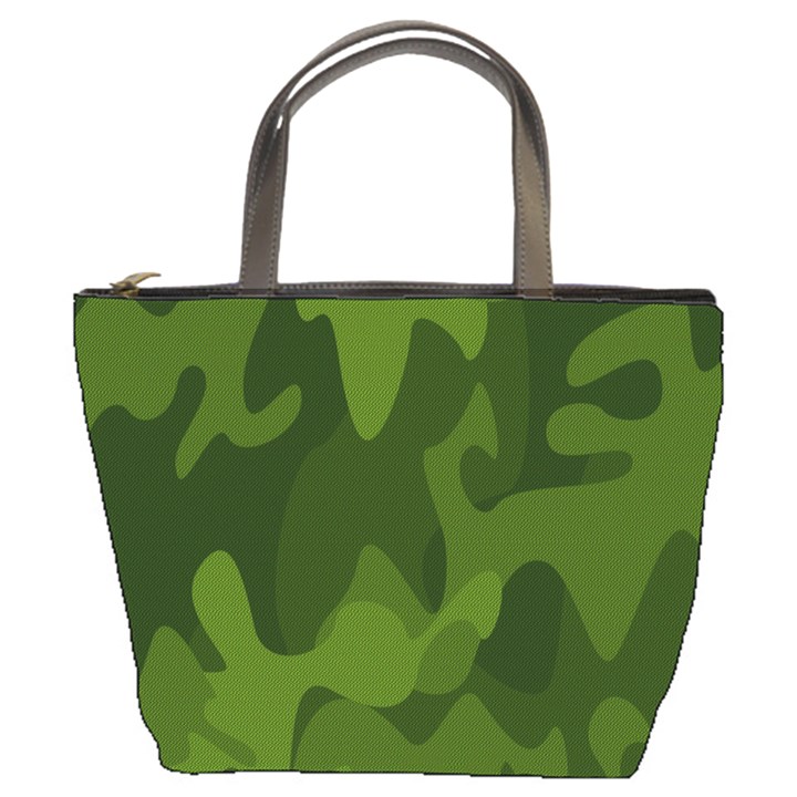 Green Camouflage, Camouflage Backgrounds, Green Fabric Bucket Bag