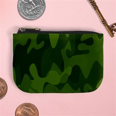 Green Camouflage, Camouflage Backgrounds, Green Fabric Mini Coin Purse by nateshop