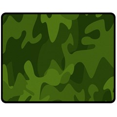 Green Camouflage, Camouflage Backgrounds, Green Fabric Fleece Blanket (medium) by nateshop