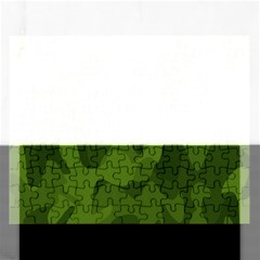 Green Camouflage, Camouflage Backgrounds, Green Fabric Rectangular Jigsaw Puzzl by nateshop