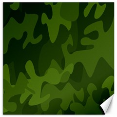 Green Camouflage, Camouflage Backgrounds, Green Fabric Canvas 12  X 12  by nateshop