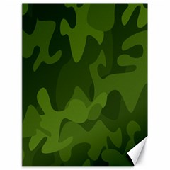 Green Camouflage, Camouflage Backgrounds, Green Fabric Canvas 18  X 24  by nateshop