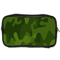 Green Camouflage, Camouflage Backgrounds, Green Fabric Toiletries Bag (two Sides) by nateshop