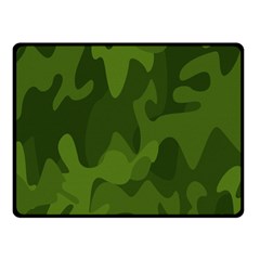 Green Camouflage, Camouflage Backgrounds, Green Fabric Two Sides Fleece Blanket (small) by nateshop