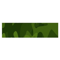 Green Camouflage, Camouflage Backgrounds, Green Fabric Oblong Satin Scarf (16  X 60 ) by nateshop