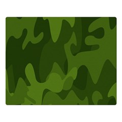 Green Camouflage, Camouflage Backgrounds, Green Fabric Two Sides Premium Plush Fleece Blanket (large) by nateshop