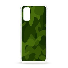 Green Camouflage, Camouflage Backgrounds, Green Fabric Samsung Galaxy S20 6 2 Inch Tpu Uv Case by nateshop