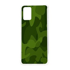 Green Camouflage, Camouflage Backgrounds, Green Fabric Samsung Galaxy S20plus 6 7 Inch Tpu Uv Case by nateshop