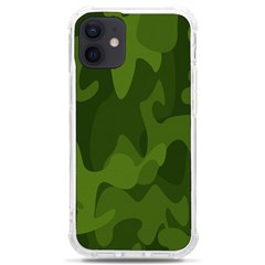 Green Camouflage, Camouflage Backgrounds, Green Fabric Iphone 12 Mini Tpu Uv Print Case	 by nateshop