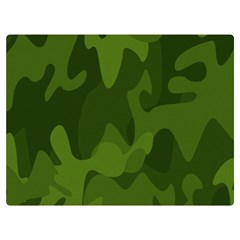 Green Camouflage, Camouflage Backgrounds, Green Fabric Two Sides Premium Plush Fleece Blanket (extra Small)