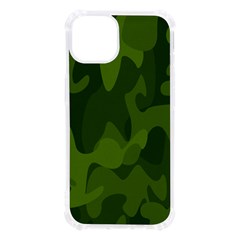 Green Camouflage, Camouflage Backgrounds, Green Fabric Iphone 13 Tpu Uv Print Case by nateshop