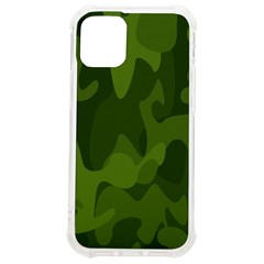 Green Camouflage, Camouflage Backgrounds, Green Fabric Iphone 12 Mini Tpu Uv Print Case	 by nateshop