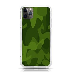 Green Camouflage, Camouflage Backgrounds, Green Fabric Iphone 11 Pro Max 6 5 Inch Tpu Uv Print Case by nateshop