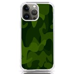 Green Camouflage, Camouflage Backgrounds, Green Fabric iPhone 13 Pro Max TPU UV Print Case Front