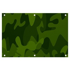 Green Camouflage, Camouflage Backgrounds, Green Fabric Banner And Sign 6  X 4  by nateshop