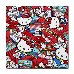 Hello-kitty-61 Tile Coaster by nateshop