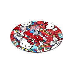 Hello-kitty-61 Sticker (oval)