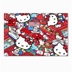 Hello-kitty-61 Postcard 4 x 6  (pkg Of 10) by nateshop