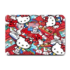 Hello-kitty-61 Small Doormat by nateshop