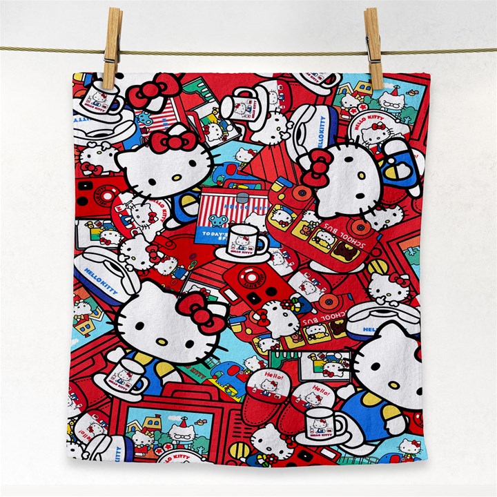 Hello-kitty-61 Face Towel