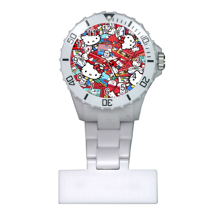 Hello-kitty-61 Plastic Nurses Watch