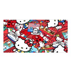 Hello-kitty-61 Satin Shawl 45  X 80  by nateshop