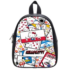 Hello-kitty-62 School Bag (small) by nateshop