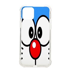 Doraemon Face, Anime, Blue, Cute, Japan Iphone 11 Pro 5 8 Inch Tpu Uv Print Case by nateshop