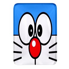 Doraemon Face, Anime, Blue, Cute, Japan Rectangular Glass Fridge Magnet (4 Pack) by nateshop