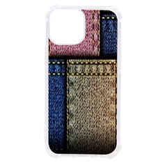 Jeans, Background, Color, Desenho, Shapes, Texture Iphone 13 Mini Tpu Uv Print Case by nateshop