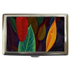 Leaves, Colorful, Desenho, Falling, Cigarette Money Case by nateshop