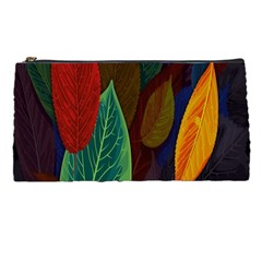 Leaves, Colorful, Desenho, Falling, Pencil Case by nateshop