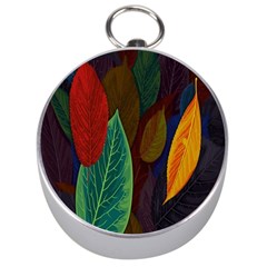 Leaves, Colorful, Desenho, Falling, Silver Compasses by nateshop