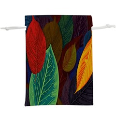 Leaves, Colorful, Desenho, Falling, Lightweight Drawstring Pouch (xl) by nateshop