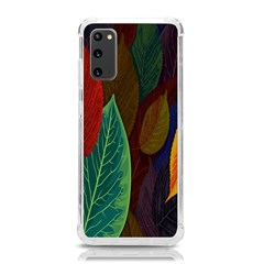 Leaves, Colorful, Desenho, Falling, Samsung Galaxy S20 6 2 Inch Tpu Uv Case by nateshop