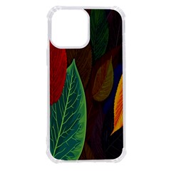 Leaves, Colorful, Desenho, Falling, Iphone 13 Pro Max Tpu Uv Print Case