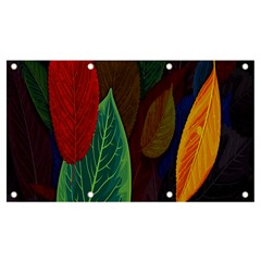 Leaves, Colorful, Desenho, Falling, Banner And Sign 7  X 4  by nateshop