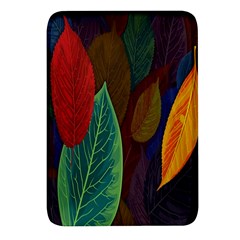 Leaves, Colorful, Desenho, Falling, Rectangular Glass Fridge Magnet (4 Pack)