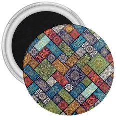 Mandala Pattern Abstract , Mandala, Pattern, Abstract 3  Magnets by nateshop