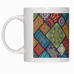 Mandala Pattern Abstract , Mandala, Pattern, Abstract White Mug by nateshop