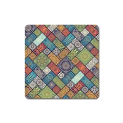 Mandala Pattern Abstract , Mandala, Pattern, Abstract Square Magnet