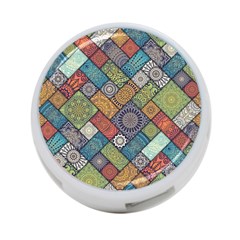 Mandala Pattern Abstract , Mandala, Pattern, Abstract 4-port Usb Hub (two Sides) by nateshop