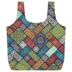 Mandala Pattern Abstract , Mandala, Pattern, Abstract Full Print Recycle Bag (xl) by nateshop