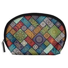 Mandala Pattern Abstract , Mandala, Pattern, Abstract Accessory Pouch (large) by nateshop