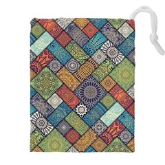 Mandala Pattern Abstract , Mandala, Pattern, Abstract Drawstring Pouch (4xl)