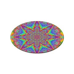 Mandala, Pattern, Abstraction, Colorful, Hd Phone Sticker Oval (100 Pack) by nateshop