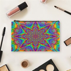 Mandala, Pattern, Abstraction, Colorful, Hd Phone Cosmetic Bag (medium) by nateshop