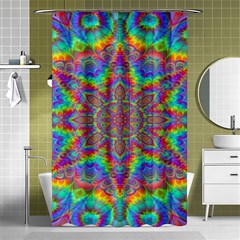 Mandala, Pattern, Abstraction, Colorful, Hd Phone Shower Curtain 48  X 72  (small)  by nateshop