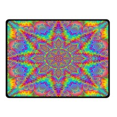 Mandala, Pattern, Abstraction, Colorful, Hd Phone Fleece Blanket (small) by nateshop