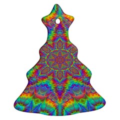 Mandala, Pattern, Abstraction, Colorful, Hd Phone Christmas Tree Ornament (two Sides)